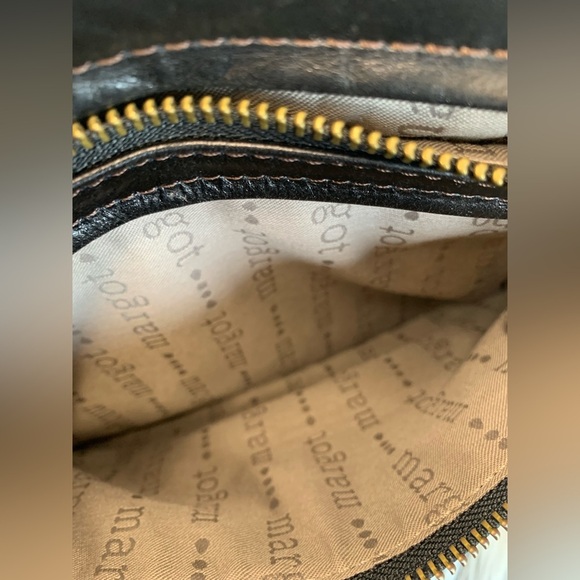 Margot New York Black Leather Crossbody Bag - Picture 5 of 12